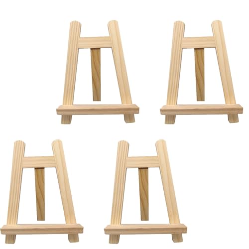 CVUTOVO 4 Stück Mini Holz Staffelei Praktischer Bilderrahmen Halter für Kunstwerke Fotos und Gemälde für Zuhause und Kleine Ausstellungen CVUTOVO 4 Stück Mini Holz Staffelei Praktischer Bilderrahmen Halter für Kunstwerke Fotos und Gemälde für Zuhause und Kleine Ausstellungen von CVUTOVO