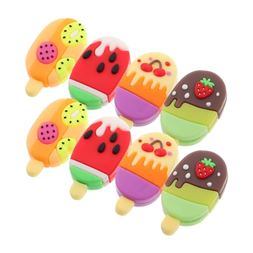CVUTOVO 8 Stück Teiliges Kreative Eiscreme Radierer Fruchtförmige Radiergummis für Bunt und Schulbedarf und Partygeschenke für Goody Bags CVUTOVO 8 Stück Teiliges Kreative Eiscreme Radierer Fruchtförmige Radiergummis für Bunt und Schulbedarf und Partygeschenke für Goody Bags von CVUTOVO