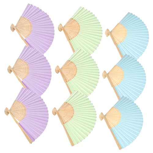 CVUTOVO 9 Stück Teiliges Set Diy Faltfächer aus Papier für Dekorative Faltbare Fächer für Malen Handarbeit und Kreative Projekte Leicht und Tragbar Farblich Sortiert Hellblau Hellgrün CVUTOVO 9 Stück Teiliges Set Diy Faltfächer aus Papier für Dekorative Faltbare Fächer für Malen Handarbeit und Kreative Projekte Leicht und Tragbar Farblich Sortiert Hellblau Hellgrün von CVUTOVO