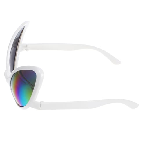 CVUTOVO Außerirdische Sonnenbrille Lustige Kostümbrille für Halloween und Partys Bunte Modellierbrille als Fotorequisite für Cosplay und Themenveranstaltungen von CVUTOVO