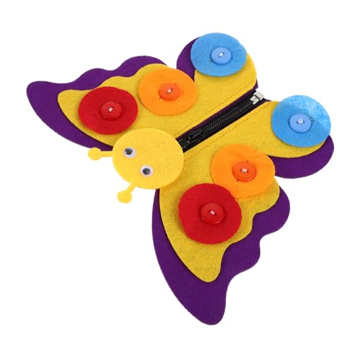 CVUTOVO DIY Schmetterlings Handwerk mit Abnehmbaren Zippern und Knöpfen Fördert Hand Augen Koordination und Kreativität Geeignet für Kindergarten und Zuhause CVUTOVO DIY Schmetterlings Handwerk mit Abnehmbaren Zippern und Knöpfen Fördert Hand Augen Koordination und Kreativität Geeignet für Kindergarten und Zuhause von CVUTOVO