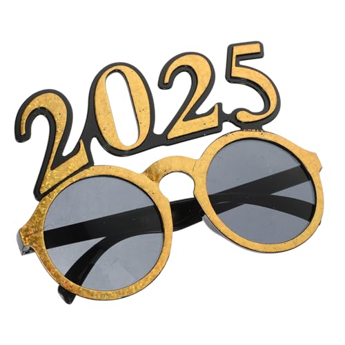 CVUTOVO Digitale Brille Partybrillenrahmen Jahr 2025 Brille Neuheit Trendige Abschlussbrille Lustige Partybrille Partybrillen Für Erwachsene Partybrillen Dekor von CVUTOVO