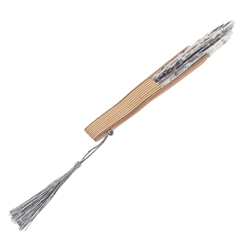 CVUTOVO Faltbarer Japanischer Holzfächer mit Eleganten Mustern Handfächer für Sommer Tanz und Fotografie Tragbar Dekorativ Vielseitig Einsetzbar CVUTOVO Faltbarer Japanischer Holzfächer mit Eleganten Mustern Handfächer für Sommer Tanz und Fotografie Tragbar Dekorativ Vielseitig Einsetzbar von CVUTOVO
