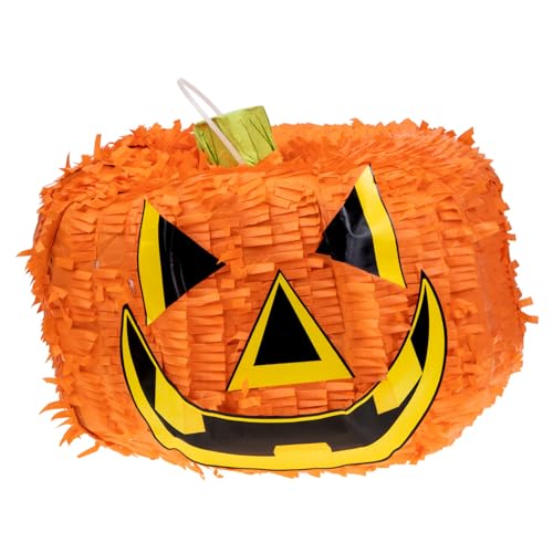 CVUTOVO Halloween Piñata Kürbis Design Faltbare Deko für Kinderpartys Festlichkeiten und Halloween Feiern für Süßigkeiten und Spielzeugfüllung von CVUTOVO