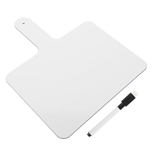 CVUTOVO Handheld Whiteboard Doppelseitiges Antwort Paddle Teiliges für Schule Büro und Spiele Abwischbar Langlebig für Notizen und Abstimmungen von CVUTOVO