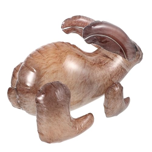 CVUTOVO Inflatable Bunny Rabbit Zoo Animal Model Realistisches Aufblasbares Tiermodell für Geburtstagsfeiern und Outdoor Aktivitäten von CVUTOVO