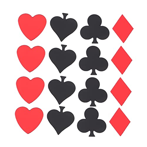 CVUTOVO Kreative Poker Konfetti Dekoration Glitzernde Tischpailletten für Partys Bars und Nachtclubs Vielseitig Einsetzbar für Hochzeiten und Feiern von CVUTOVO