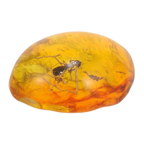 CVUTOVO Künstlicher Insekten Anhänger DIY Handwerksdekoration Realistische Insektenornamente Einzigartiges Amberfarbenes Schmuckstück für Kreative Bastelprojekte CVUTOVO Künstlicher Insekten Anhänger DIY Handwerksdekoration Realistische Insektenornamente Einzigartiges Amberfarbenes Schmuckstück für Kreative Bastelprojekte von CVUTOVO