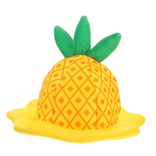 CVUTOVO Lustiger Ananas Erwachsene Auffällige Kopfbedeckung für Geburtstage Hawaii Stil Niedliche Frucht Verkleidung Fotorequisite für Festliche Anlässe von CVUTOVO