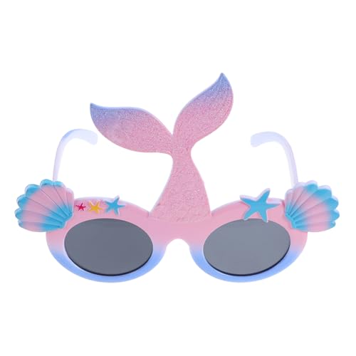 CVUTOVO Mermaid Tail Sonnenbrille Lustige Hawaiian Partybrillen für Strand und Mitgebsel für Erwachsene Einzigartiges Design und Passform Tragbar und Leicht CVUTOVO Mermaid Tail Sonnenbrille Lustige Hawaiian Partybrillen für Strand und Mitgebsel für Erwachsene Einzigartiges Design und Passform Tragbar und Leicht von CVUTOVO