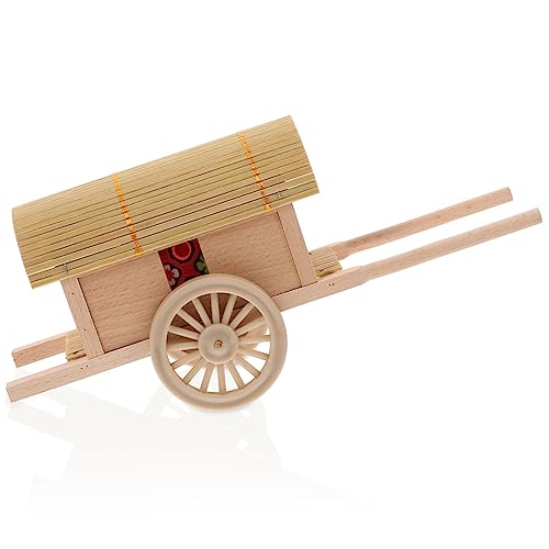 CVUTOVO Miniatur Holzwagen Modell für Kinder Realistische Kutsche als Bürodeko Tischdekoration Spielzeug für Puppenhaus Geschenkidee für Kinder CVUTOVO Miniatur Holzwagen Modell für Kinder Realistische Kutsche als Bürodeko Tischdekoration Spielzeug für Puppenhaus Geschenkidee für Kinder von CVUTOVO