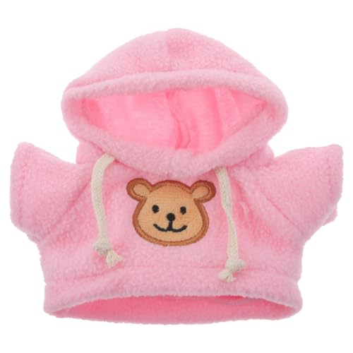 CVUTOVO Plüschbär Kleidung Ersatz Sweatshirt Puppen T Shirt Weiches Stofftier Kostüm Kuscheliges Outfit für Reborn Puppen und Bastelbedarf von CVUTOVO