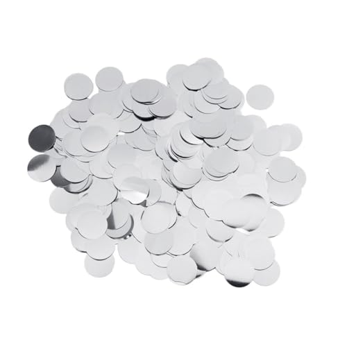 CVUTOVO Runde Silberne Aluminiumfolie Pailletten Konfetti Glänzende Party Streudeko Feines Rundes Ballonfüllmaterial für Tischdekoration Shower Hochzeit Festival CVUTOVO Runde Silberne Aluminiumfolie Pailletten Konfetti Glänzende Party Streudeko Feines Rundes Ballonfüllmaterial für Tischdekoration Shower Hochzeit Festival von CVUTOVO