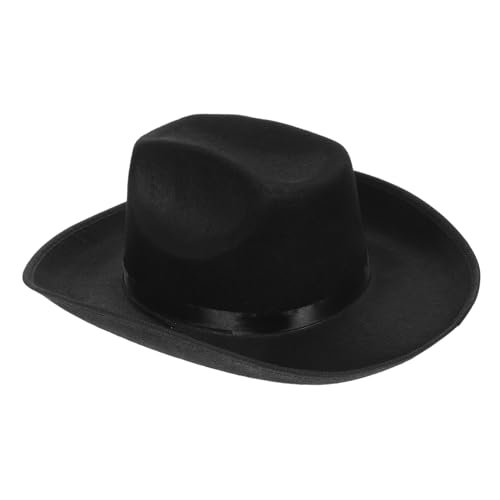 CVUTOVO Verstellbarer Cowboyhut aus Vliesstoff Cowgirl Hut für Western Themenpartys Kostümpartys Vielseitiges Accessoire für Verschiedene Anlässe von CVUTOVO