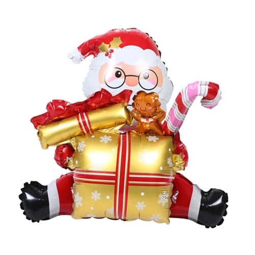 CVUTOVO Weihnachtsmann Ballonballons Für Schneedekoration Selbstaufblasende Weihnachts Party Nummernfolie Für Erwachsene Mit Cartoon Aufblasbaren Kugel Ballon Ornamenten Neuheitsballon CVUTOVO Weihnachtsmann Ballonballons Für Schneedekoration Selbstaufblasende Weihnachts Party Nummernfolie Für Erwachsene Mit Cartoon Aufblasbaren Kugel Ballon Ornamenten Neuheitsballon von CVUTOVO