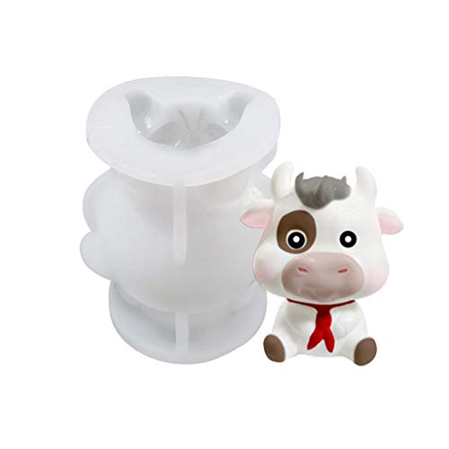 3D-Kuh-Formen aus Silikon, für Seife, Schokolade, Fondant, Basteln, Buntstift, Schmelzwasse, Ton, Bauernhof, Tier, Party, Kuchenform, Silikon, quadratisch, groß 3D-Kuh-Formen aus Silikon, für Seife, Schokolade, Fondant, Basteln, Buntstift, Schmelzwasse, Ton, Bauernhof, Tier, Party, Kuchenform, Silikon, quadratisch, groß von CVZQTE