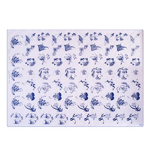 Keramik-Aufkleber, Unterglasur, Blumenpapier, Porzellan, Transferpapier für Töpferei, Überglasur, Emaille, Töpferei, Ton, Transferpapier, Unterglasur, Blumenpapier, Keramik-Aufkleber zum Basteln Keramik-Aufkleber, Unterglasur, Blumenpapier, Porzellan, Transferpapier für Töpferei, Überglasur, Emaille, Töpferei, Ton, Transferpapier, Unterglasur, Blumenpapier, Keramik-Aufkleber zum Basteln von CVZQTE