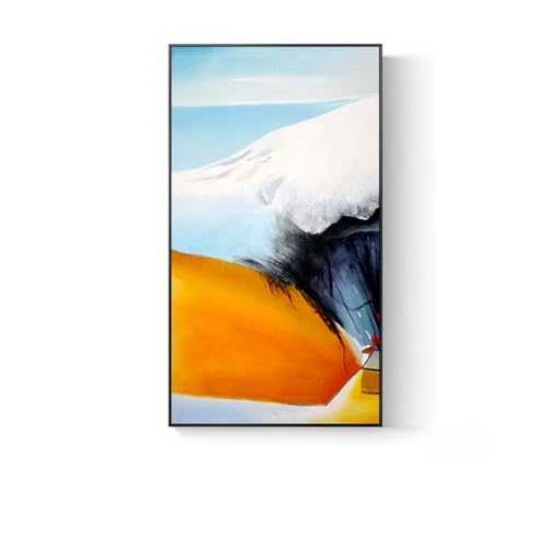 CWBLYZ Kunstdrucke,Set von 3-Modernes Abstraktes Farbmischgemälde Poster Bild Wandkunst Wohnzimmer Küche Schlafzimmer Büro Zuhause Zimmer Dekoration Kunstwerk-40 * 80cm/(16 * 31 Zoll) Kein Rahmen von CWBLYZ