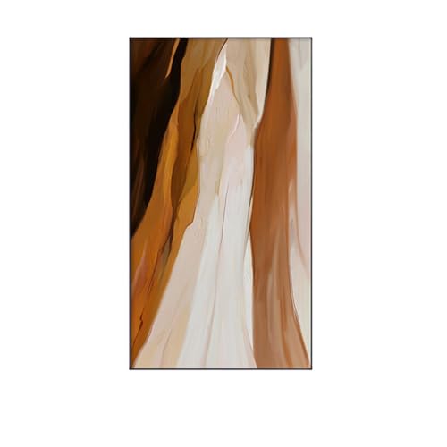 Kunstdrucke,3 Stück-Moderne Abstrakte Luxus-Orange-Textur-Leinwandkunst-Malerei Wohnzimmer-Plakate Drucke Wandplakat Küche Schlafzimmer Startseite Dekoration Artwork-60*120cm/(24*47 Zoll) Kein Rahmen von CWBLYZ