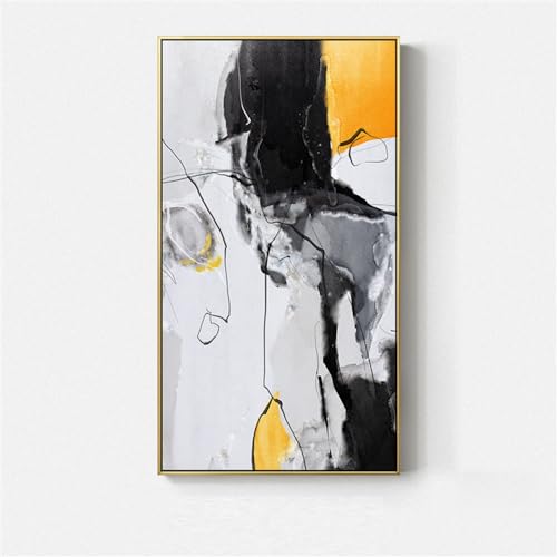 Kunstdrucke,Set von 3-Abstrakte Farbwandbilder für Wohnzimmer Esszimmer und Eingang Leinwandmalerei und Posterkunst Küche Schlafzimmer Büro Heimraum Dekoration-50*100cm/(20*39 Zoll) Kein Rahmen von CWBLYZ