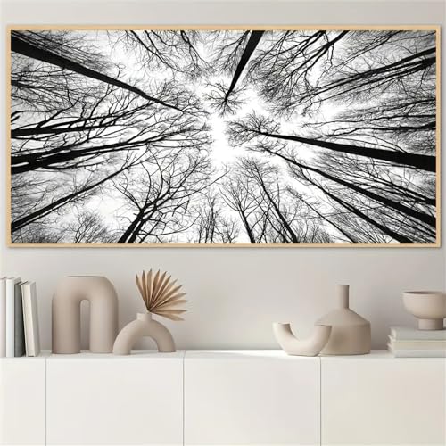 Kunstdrucke,Set von 3-Abstrakte Kunstdrucke Wald-Wandkunst Leinwandposter Heimdekoration Geschenk Freunde Familie Wohnzimmer Schlafzimmer Büro Küche Bar Druckgrafik-40*80cm/(16*31 Zoll) Kein Rahmen von CWBLYZ
