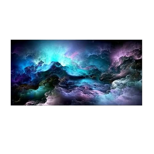 Kunstplakat,Set von 3-Abstraktes Leinwandposter Moderne Kunst Bunte Blaue Wolke Grüne Wolke Abstrakte Kunst Gemälde Kunstwerk für Schlafzimmer Wohnzimmer Dekoration-50*100cm/(20*39 Zoll) Kein Rahmen von CWBLYZ