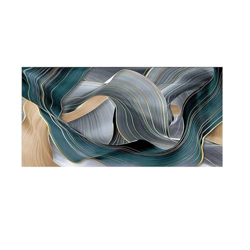 Kunstplakat,Set von 3-Leinwandplakat Kunst Leinwandgemälde Abstrakte Luxus-Band-Poster Drucke Schlafzimmer Wohnzimmer Korridor Wandkunst Raum Dekoration-40 * 80cm/(16 * 31 Zoll) Kein Rahmen von CWBLYZ