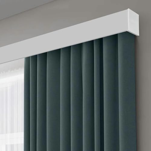 CWCQGH Gardinenschiene DREI-in-Eins-Gardinenschiene Volant, weiße Vorhangleiste für die Wand, Fenster-Gardinenstangen und Abdeckung, 1 1,5 2 2,5 3 3,5 4 5 6 7 m,2.9m/9.5ft CWCQGH Gardinenschiene DREI-in-Eins-Gardinenschiene Volant, weiße Vorhangleiste für die Wand, Fenster-Gardinenstangen und Abdeckung, 1 1,5 2 2,5 3 3,5 4 5 6 7 m,2.9m/9.5ft von CWCQGH