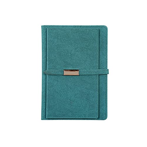 CWCQGH Portfolio-Organizer, A5, tragbar, Business-Padfolio, Schnalle, Konferenz-Notizbuch, Business-Portfolio mit Reißverschluss (grün, Einheitsgröße) von CWCQGH