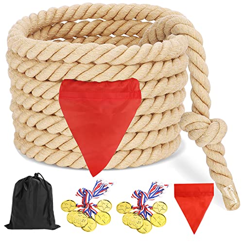 CWLAKON Outdoor Spiele Tauziehen Seilspiel für Kinder Erwachsene, Geburtstagsspiele von CWLAKON