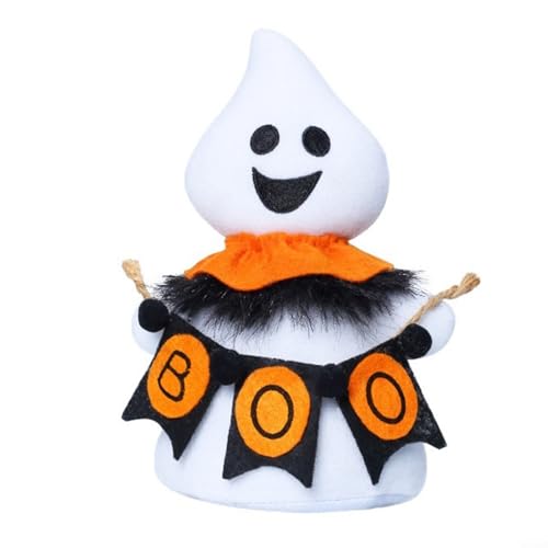 CWOQOCW Halloween-Zwerg-Tischdekoration, handgefertigtes Polyester-Tuch, mit Baumwolle gefüllt, Schreibtisch-Dekoration, Plüschfiguren, Innendekoration, dekoratives Mittelstück (B) von CWOQOCW
