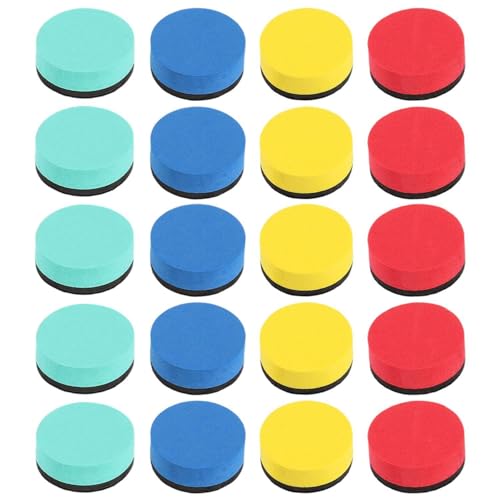 20 Stück Mini-Whiteboard-Radierer, Schwamm-Whiteboard-Radierer, Magnetische Whiteboard-Radierer, Bunte Trockenradierer, Unverzichtbare Artikel Für Lehrer, Schüler, Klassenzimmer Und Zuhause 20 Stück Mini-Whiteboard-Radierer, Schwamm-Whiteboard-Radierer, Magnetische Whiteboard-Radierer, Bunte Trockenradierer, Unverzichtbare Artikel Für Lehrer, Schüler, Klassenzimmer Und Zuhause von CWPFVQA