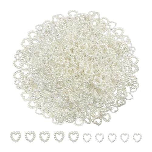 200 Herzförmige Perlen, Hohle Herzförmige Perlen, Nail Art Love-Schmuck, Bestreute Love-Perlen, Diy-Dekorationsmaterialien, Pearl Love Diamonds 200 Herzförmige Perlen, Hohle Herzförmige Perlen, Nail Art Love-Schmuck, Bestreute Love-Perlen, Diy-Dekorationsmaterialien, Pearl Love Diamonds von CWPFVQA