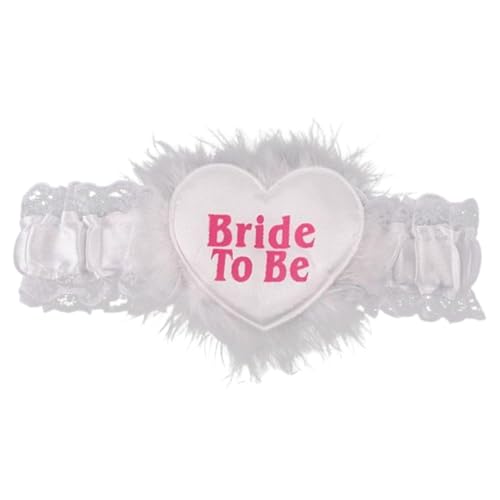 CWPFVQA 1 Stück Braut-Deko-Beinstrumpfband, „Bride to Be“-Brautstrumpfband, Brautstrumpfband Aus Spitze, Junggesellinnenabschiedsstrumpfband Für Hochzeit, Verlobung, Brautparty, Junggesellenabschied CWPFVQA 1 Stück Braut-Deko-Beinstrumpfband, „Bride to Be“-Brautstrumpfband, Brautstrumpfband Aus Spitze, Junggesellinnenabschiedsstrumpfband Für Hochzeit, Verlobung, Brautparty, Junggesellenabschied von CWPFVQA