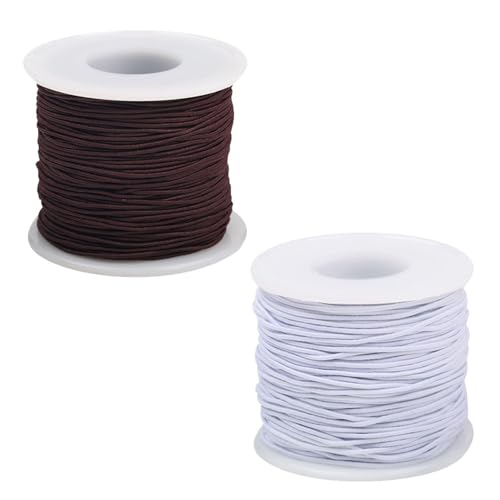 CWPFVQA 2 Rollen Kerngesponnene Elastische Kordel, Elastisches Armband, Elastisches Nylonarmband, Elastisches Armband Aus Nautischem Seil, Elastisches Nylonarmband CWPFVQA 2 Rollen Kerngesponnene Elastische Kordel, Elastisches Armband, Elastisches Nylonarmband, Elastisches Armband Aus Nautischem Seil, Elastisches Nylonarmband von CWPFVQA