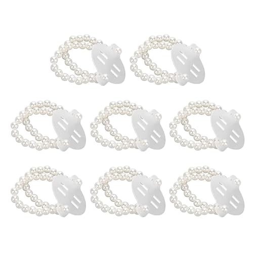 CWPFVQA 8 Stück Perlen-Armband, Elastisches Perlenarmband, Hochzeits-Korsage Für Frauen, Handgelenk-Korsage-Armband, Corsagen-Armband, Trockenblumen-Armband, Hochzeits-Handgelenksblume CWPFVQA 8 Stück Perlen-Armband, Elastisches Perlenarmband, Hochzeits-Korsage Für Frauen, Handgelenk-Korsage-Armband, Corsagen-Armband, Trockenblumen-Armband, Hochzeits-Handgelenksblume von CWPFVQA