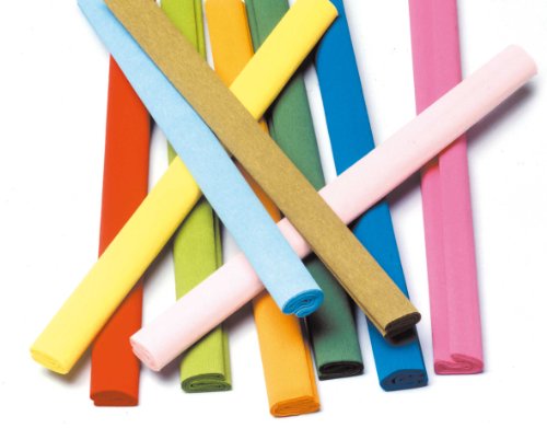 Krepppapier 40 g - Expo 100 Rollen 250 x 50 cm - Farbe Ass. Krepppapier 40 g - Expo 100 Rollen 250 x 50 cm - Farbe Ass. von CWR