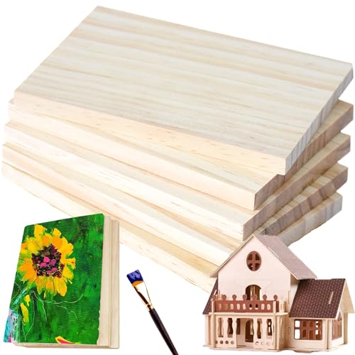 CXAFQ Unbearbeitete Holzblöcke Für Kunst Und Handwerk, leere Holzleinwand Zum Zeichnen, 5 Stück 15 * 15 * 2cm, Für Heimwerker Und Kreative Hobby, Zeichnen, Handwerk Malerei Architekturmodelle CXAFQ Unbearbeitete Holzblöcke Für Kunst Und Handwerk, leere Holzleinwand Zum Zeichnen, 5 Stück 15 * 15 * 2cm, Für Heimwerker Und Kreative Hobby, Zeichnen, Handwerk Malerei Architekturmodelle von CXAFQ