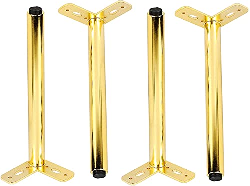 CXEGCCUF 4 Stück Möbelbeine aus Metall, modernes dreieckiges Tischbein, verstellbare Schrankfüße, Sofa-Couchtischbein aus Eisen, Ersatzteile für Fernseher, Sessel, Nachttisch, Schrank, Klei von CXEGCCUF