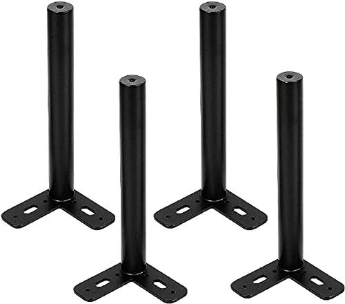CXEGCCUF 4 Stück Möbelbeine aus Metall, modernes dreieckiges Tischbein, verstellbare Schrankfüße, Sofa-Couchtischbein aus Eisen, Ersatzteile für Fernseher, Sessel, Nachttisch, Schrank, Klei von CXEGCCUF