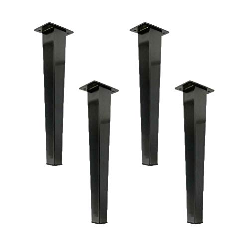 CXEGCCUF 4 Tisch-Metallbeine, Edelstahl-Möbelfüße, Schwarze Möbelerhöhung, Möbelbeine, quadratischer Kegel, Schreibtischbeine, Zubehör, Ersatz, Sofa-Bettbeine, Schrankfüße, mit Schrauben (k CXEGCCUF 4 Tisch-Metallbeine, Edelstahl-Möbelfüße, Schwarze Möbelerhöhung, Möbelbeine, quadratischer Kegel, Schreibtischbeine, Zubehör, Ersatz, Sofa-Bettbeine, Schrankfüße, mit Schrauben (k von CXEGCCUF