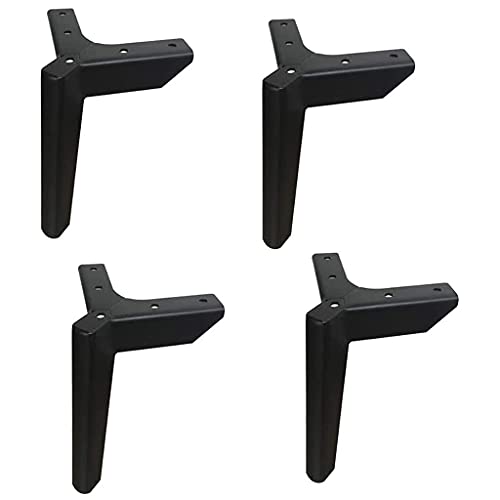 CXEGCCUF Metall-Möbelbeine, Füße, schwarz, 15,2 cm, 4 Stück, Moderne Metall-Tischbeine, Mattschwarz, Dreieck-Sofa-Ersatzbeine für Kommode, Schrank, Couch, Bett, DIY-Projekt, 11,9 cm CXEGCCUF Metall-Möbelbeine, Füße, schwarz, 15,2 cm, 4 Stück, Moderne Metall-Tischbeine, Mattschwarz, Dreieck-Sofa-Ersatzbeine für Kommode, Schrank, Couch, Bett, DIY-Projekt, 11,9 cm von CXEGCCUF