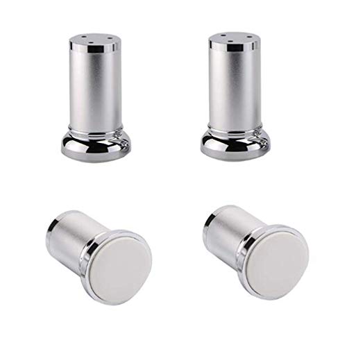 CXEGCCUF Möbelbeine, Möbelbeine aus Edelstahl, verstellbare Sofa-Fußstützfüße, 8 cm - 10 cm Metall-Küchen-Bücherregalbein-Bettzubehör (vierteilig),200mm von CXEGCCUF