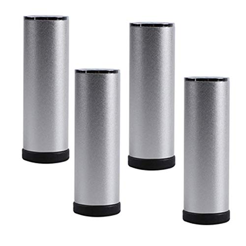 CXEGCCUF Möbelbeine, Sofafüße aus Metall, Couchtischbeine, Schrankfüße als Stützmöbelfüße, Ersatzbeine für Bett- und Schreibtischschränke, verstellbar 8 mm, mit Schrauben, Ersatzteile für M von CXEGCCUF