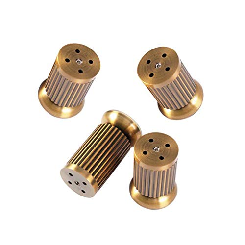 CXEGCCUF Möbelbeine, verstellbare Sofafüße, Ersatzfüße für Möbelbeine aus Metall, antikkupfergestreifte Couchtischbeine, Schrankfuß, vierfach beladen, Hardware-Bettzubehör (8-15 cm),10 von CXEGCCUF