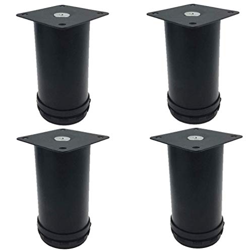 CXEGCCUF Möbelfüße, Möbelbeine aus Metall, Schrankbeine aus Edelstahl, zylindrische Sofabeine, Küchenfüße, Schreibtischbeine, Schuhschrankfüße, Fernsehschrankbeine, Bodenschutzmatte, Stumm von CXEGCCUF