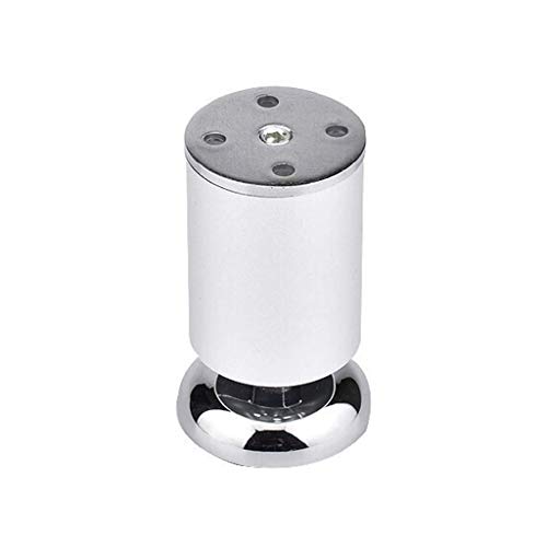 CXEGCCUF Schrankfuß erhöhen Schrankfuß Schrankfuß Bettfuß Möbelbein Stützfuß Tischfußpolster Schrankbeine Silber 80 mm, Mehrzweck von CXEGCCUF