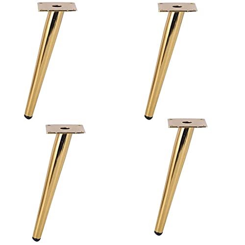 CXEGCCUF Sofabeine, schräge Möbelbeine, Schrankbeine aus Metall, konische Ersatz-Sofabeine, 4/5/6/7/8 Zoll, 4er-Set, Mid-Century Modern, perfekt für Sofa, Bett, Couchtisch 7 Zoll von CXEGCCUF