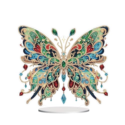 5D DIY Diamond Painting Tisch Deko, Diamant Painting Schmetterling Tischdeko, Diamant Malerei Stehend Kunst Set, Schmetterlinge Deko Ornamente Geschenke für Zuhause Dekoration-07 5D DIY Diamond Painting Tisch Deko, Diamant Painting Schmetterling Tischdeko, Diamant Malerei Stehend Kunst Set, Schmetterlinge Deko Ornamente Geschenke für Zuhause Dekoration-07 von CXINLky