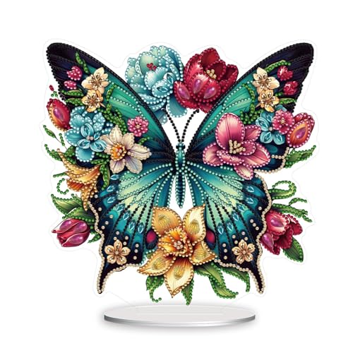 5D DIY Diamond Painting Tisch Deko, Diamant Painting Schmetterling Tischdeko, Diamant Malerei Stehend Kunst Set, Schmetterlinge Deko Ornamente Geschenke für Zuhause Dekoration-21 5D DIY Diamond Painting Tisch Deko, Diamant Painting Schmetterling Tischdeko, Diamant Malerei Stehend Kunst Set, Schmetterlinge Deko Ornamente Geschenke für Zuhause Dekoration-21 von CXINLky